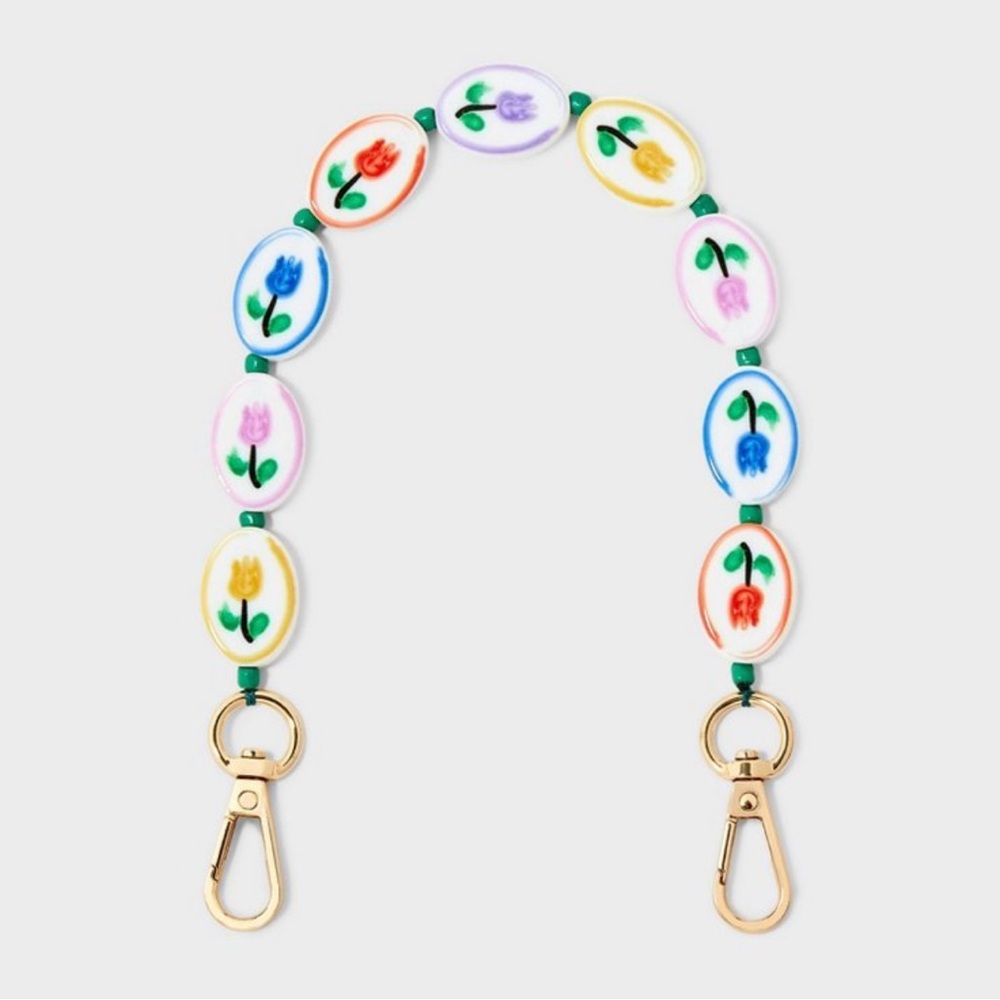 🌷 Universal Thread Tulip Beaded Handbag Strap (Similar to the Clare V Strap)